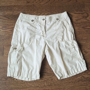 MICHAEL Michael Kors ladies cargo shorts sz.6 cotton beige